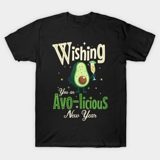 Wishing you a avolicious New year T-Shirt